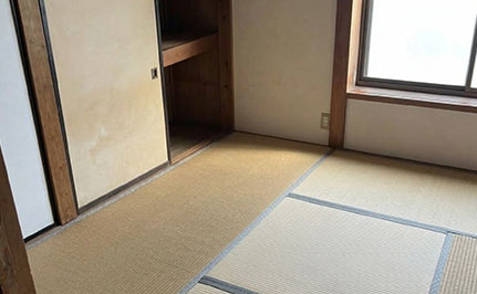 生活用品の残置物処理 撤去後の写真