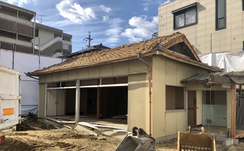 部分解体工事写真