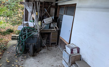 建物解体工事 作業前の写真