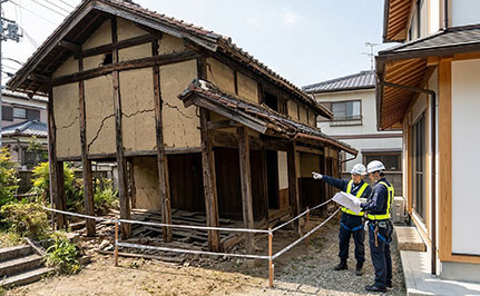 部分解体工事 作業前の写真