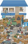 ゴミ屋敷・汚部屋の片付け