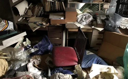 部屋単位でのゴミ屋敷片付け写真