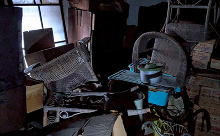 まとめてゴミ屋敷片付け 作業前の写真