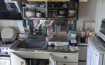 まとめて廃品回収 作業前の写真