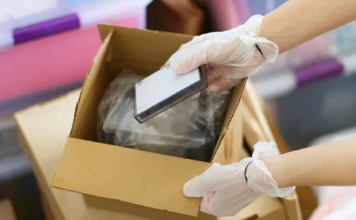 必要品・不要品の仕分けサポート写真