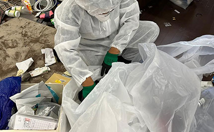 特殊清掃対応 作業前の写真